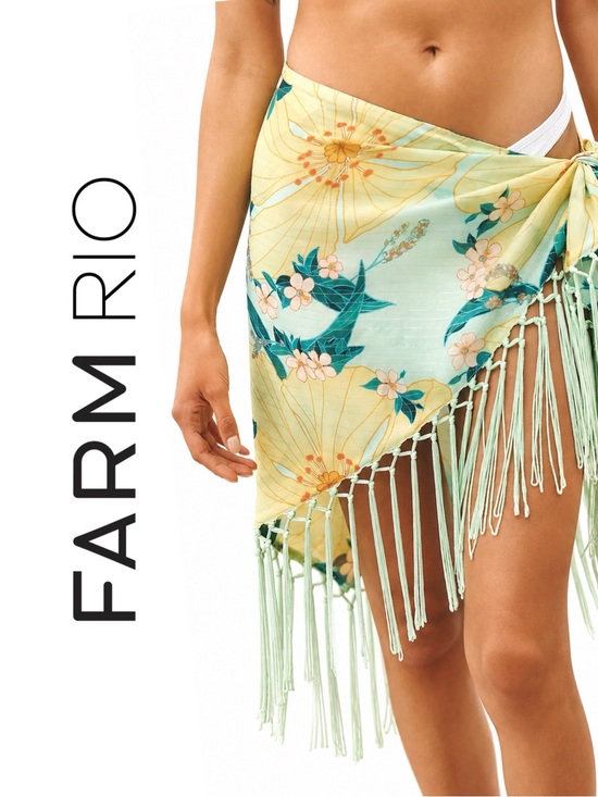 FARM Rio Other - FARM Rio x Anthropologie Fringe Sarong